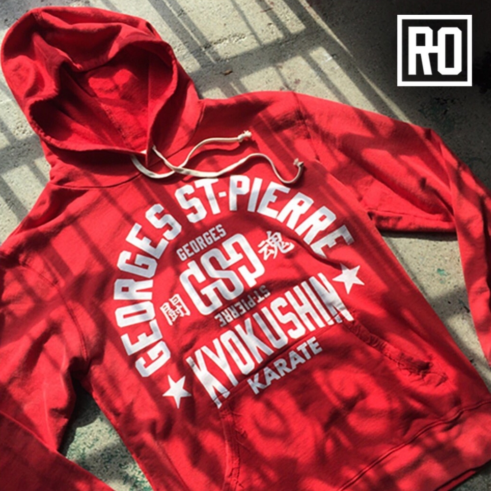 Red Georges St-Pierre Hoodie